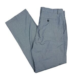 Banana Republic Tailored Fit‎ Dress Pants Blue Mens Size 34x32 Knit Fabric
